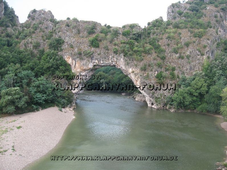 Pont d'Arc über die Ardèche - Frankreich
